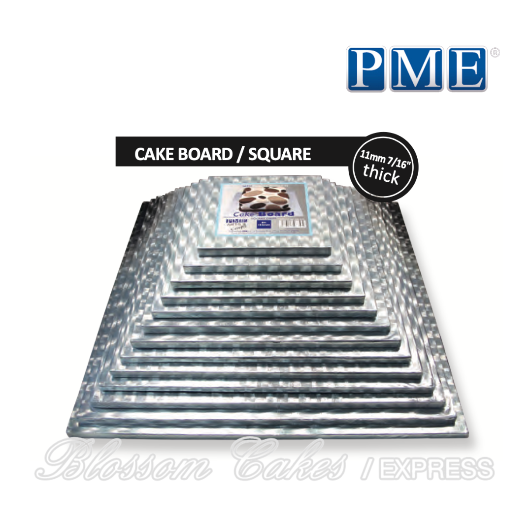 PME Square Cake Board 11mm thick (Various Sizes Available)