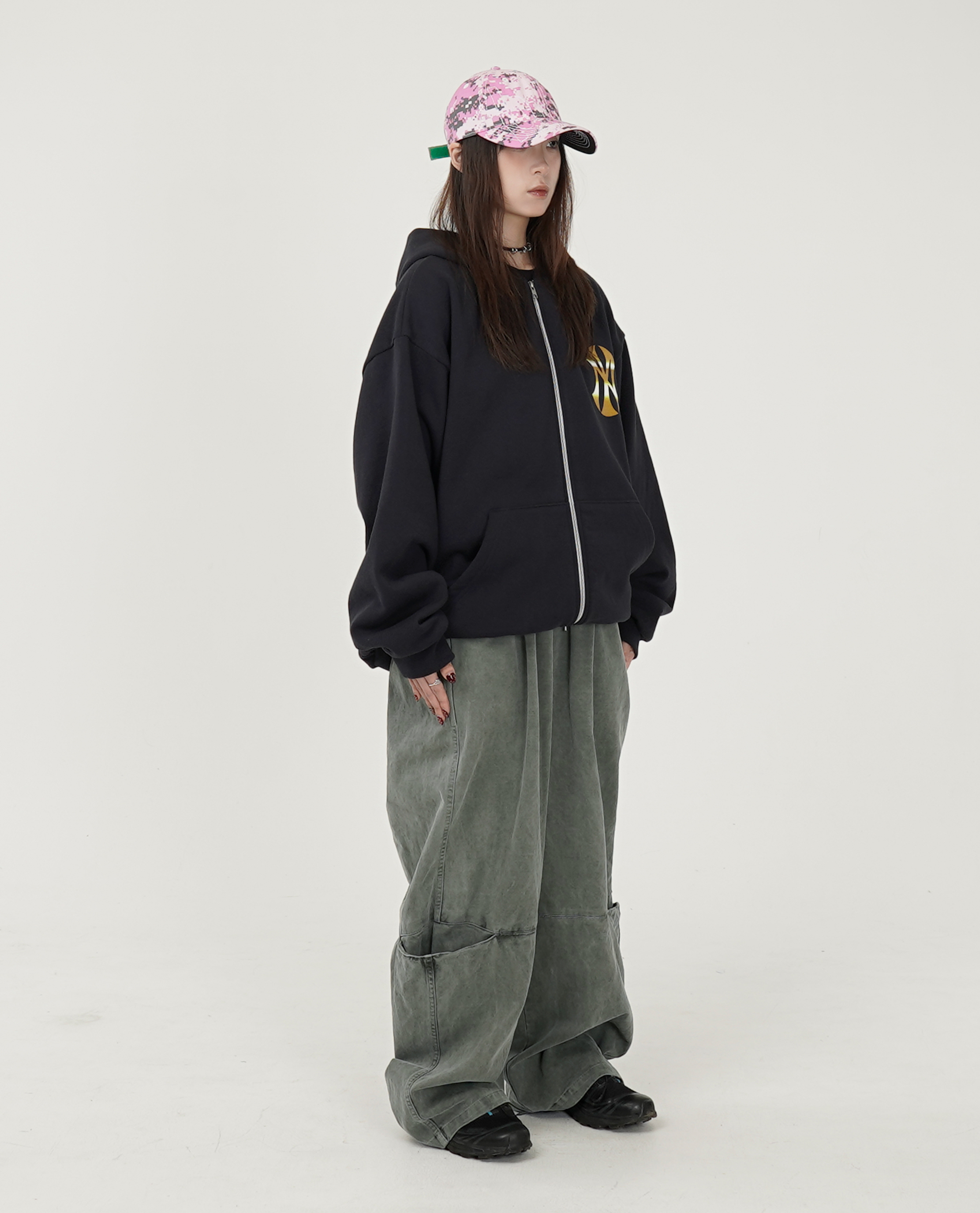 b.Eautiful x Sara Yukiko Wavy NY Zip Up Hoodie - Collection*14