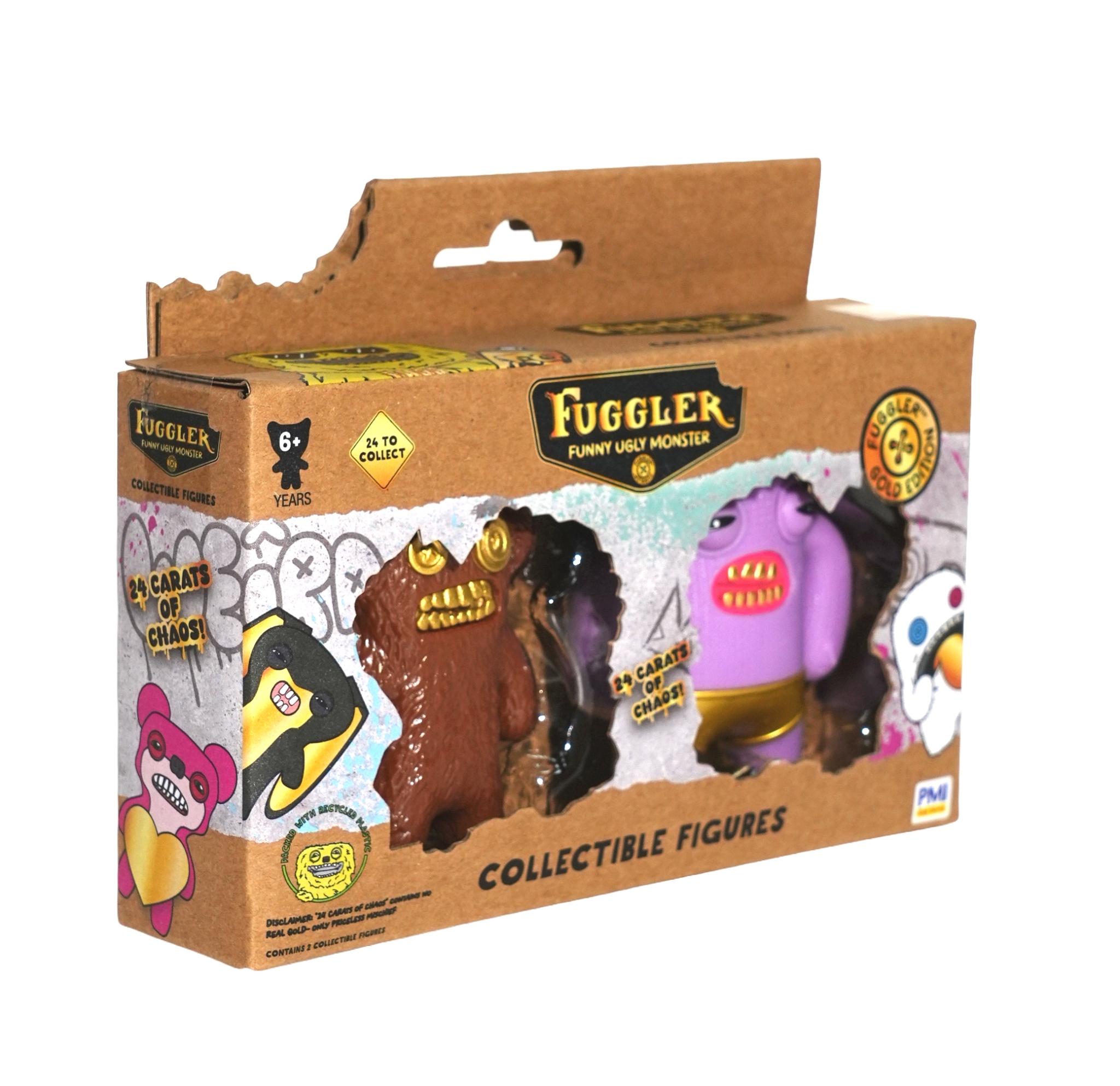 FUGGLER牙齒怪 放克牙寶公仔S3-金派系列2入 (隨機出貨)