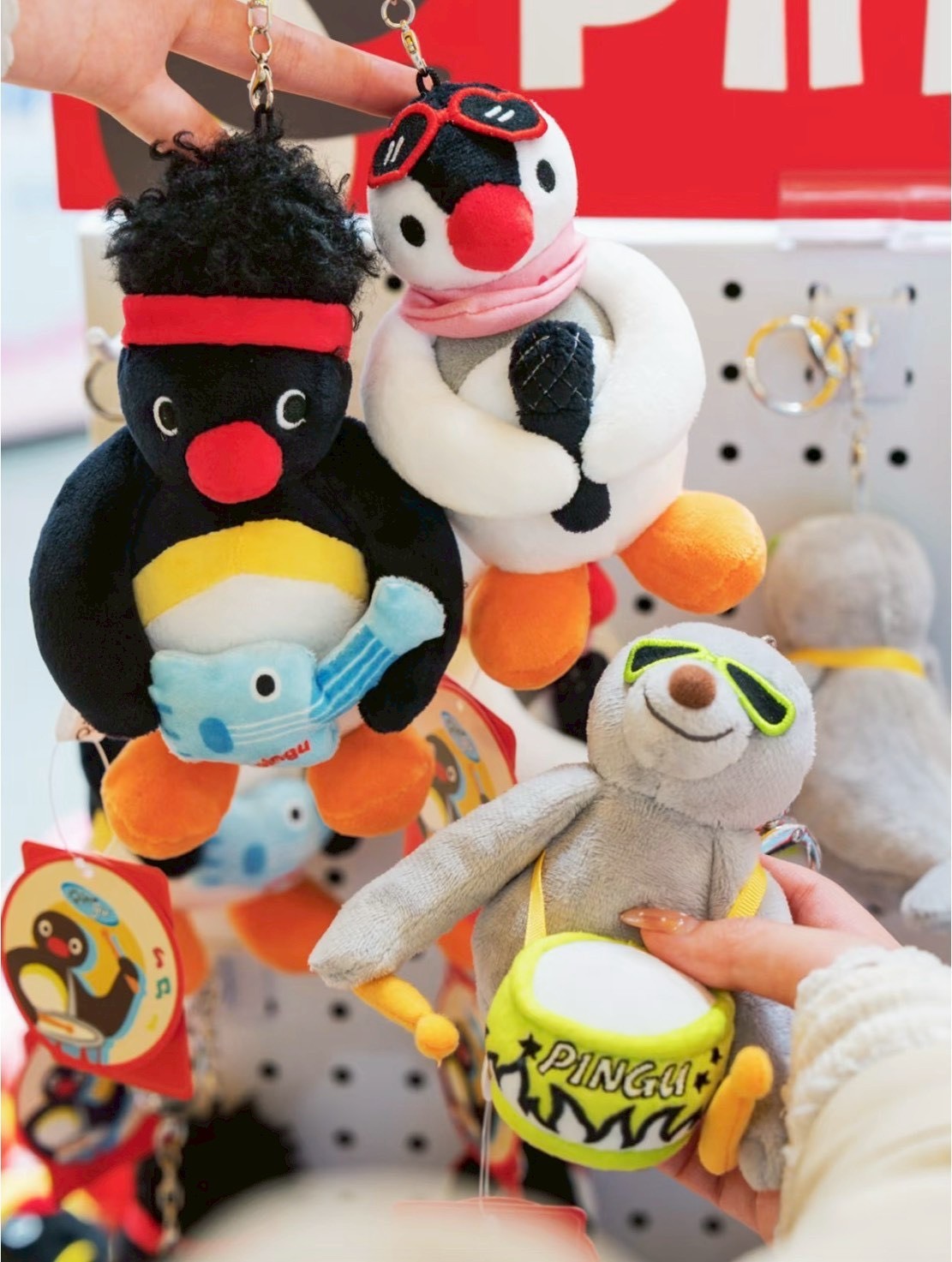 PINGU 企鵝家族 樂團系列 吊飾玩偶 🥁