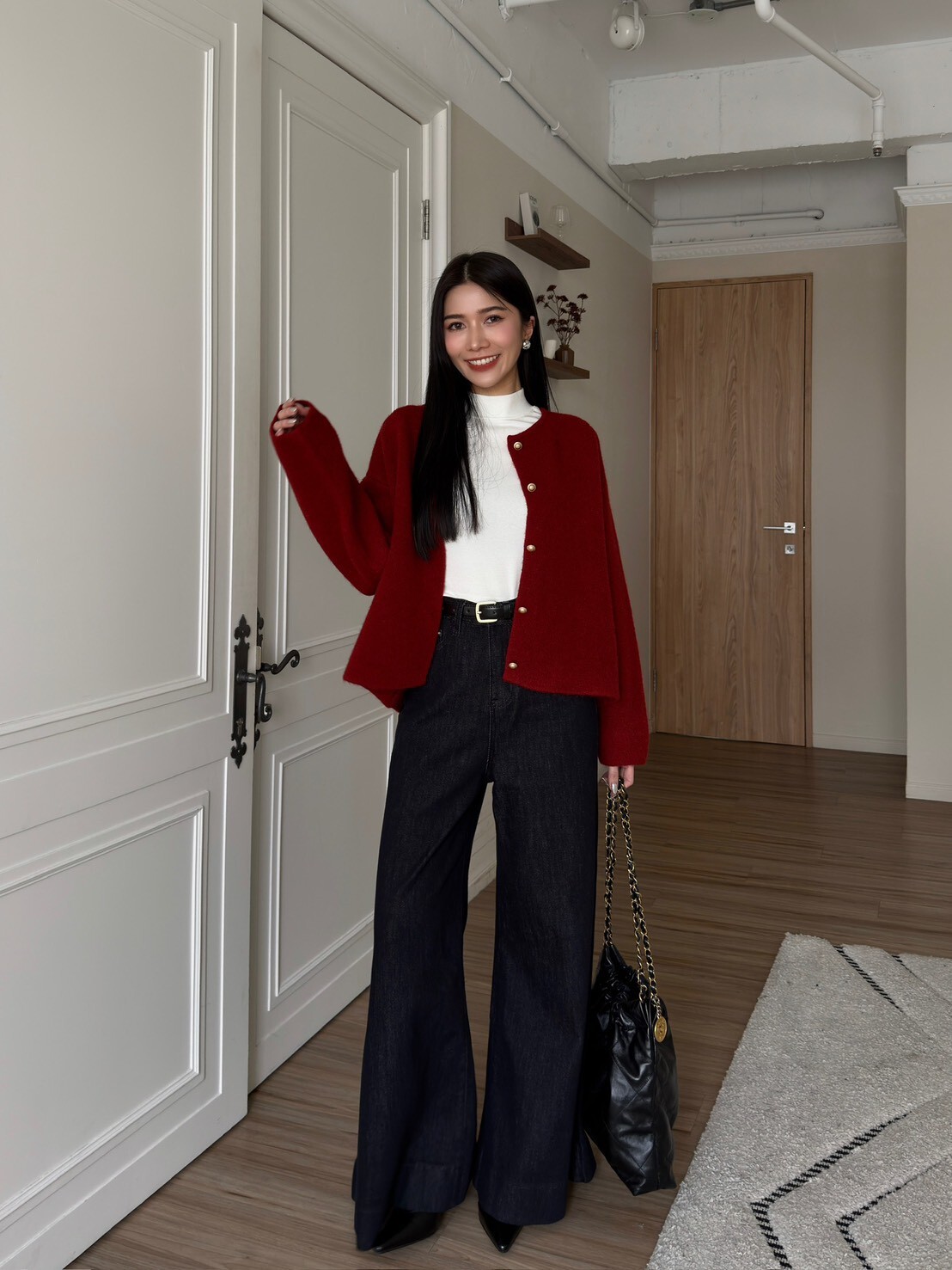 質感高磅針織外套