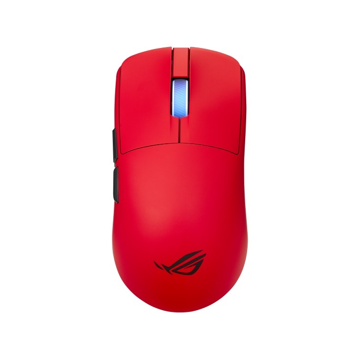 【送鼠墊】ASUS 華碩 ROG Harpe II Ace 紅色無線電競滑鼠/90MP0490-BMUA20