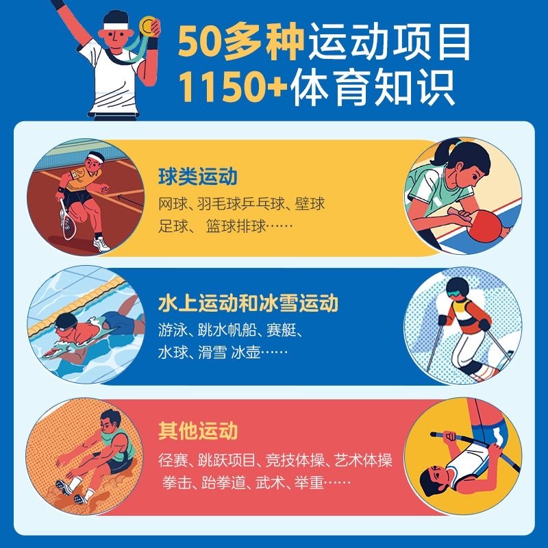 体育运动图解 奥运知识竞技项目 3本