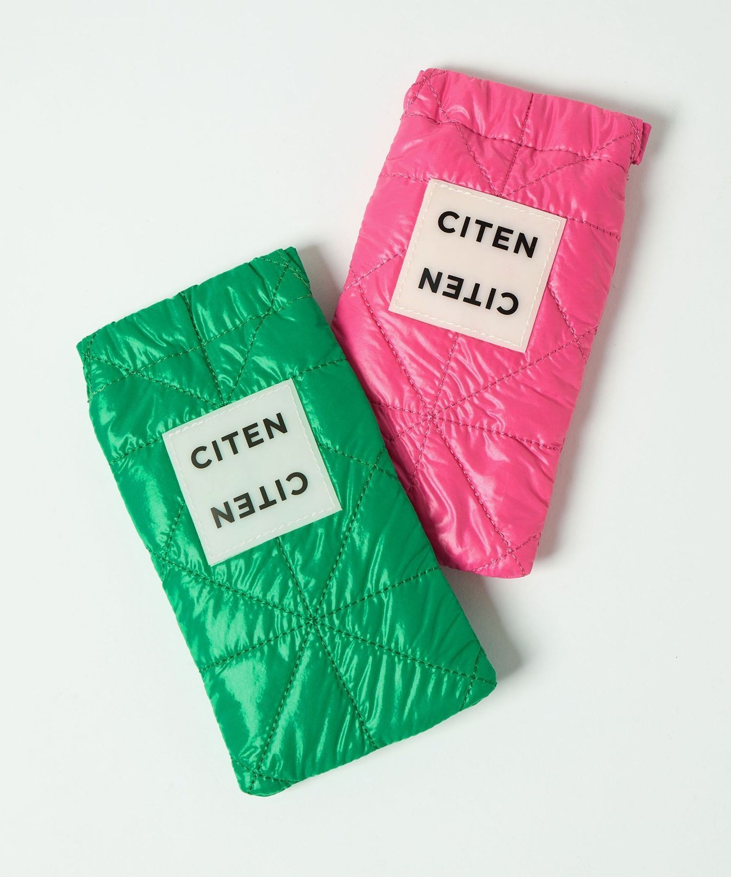 預購┃日本 CITEN 彩色 絎縫 小物袋 太陽眼鏡袋