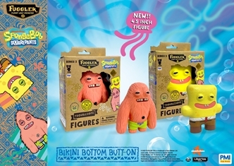 FUGGLER牙齒怪 放克牙寶4.5吋公仔-海綿寶寶系列(隨機出貨)