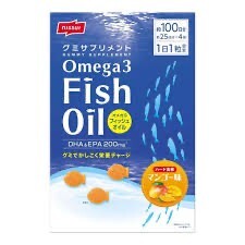 日本好市多｜NISSUI EPA+DHA 軟糖 芒果口味