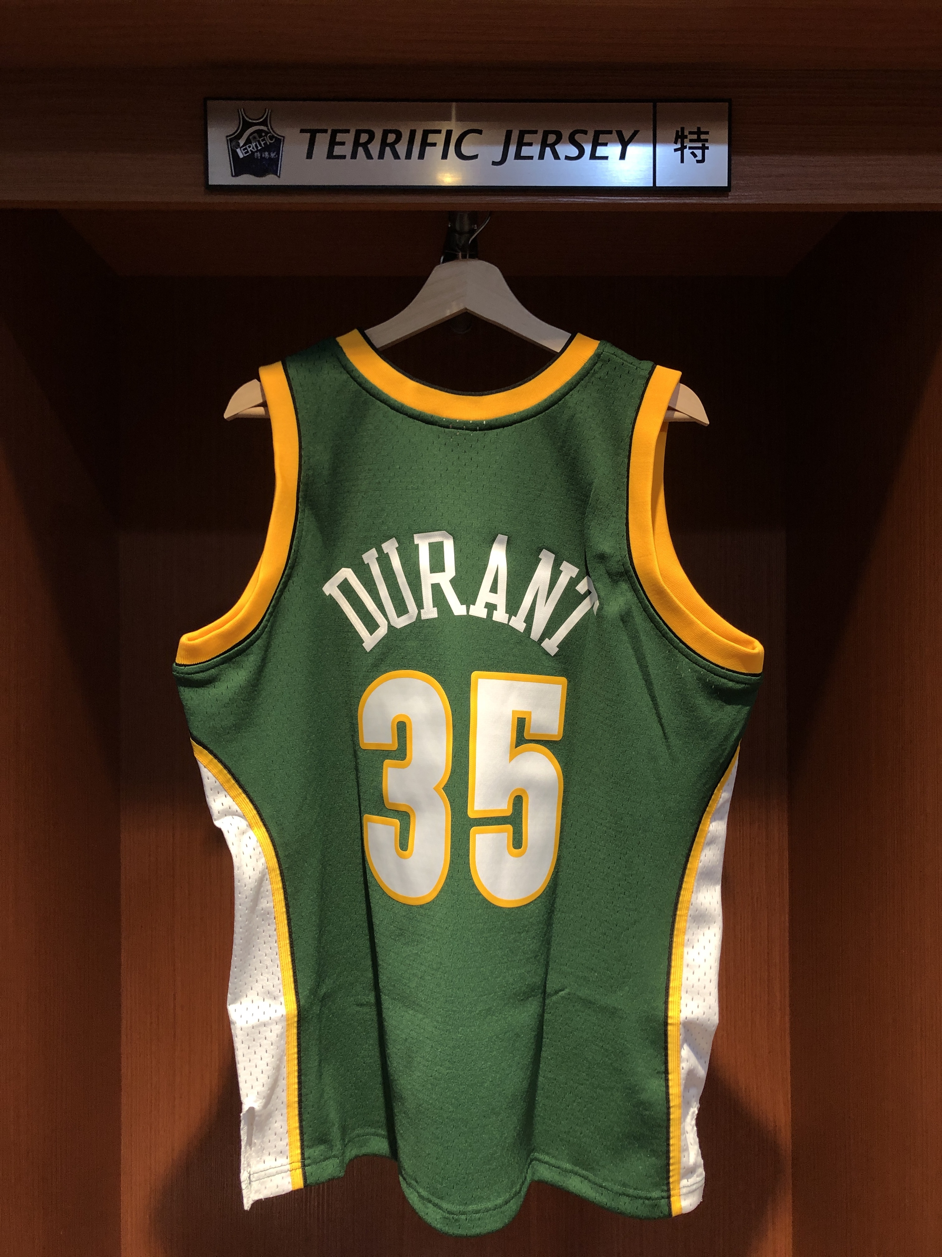 NBA球衣 Kevin Durant 西雅圖超音速綠 07-08 M&N Swingman G2 球迷版 熱轉印 全新