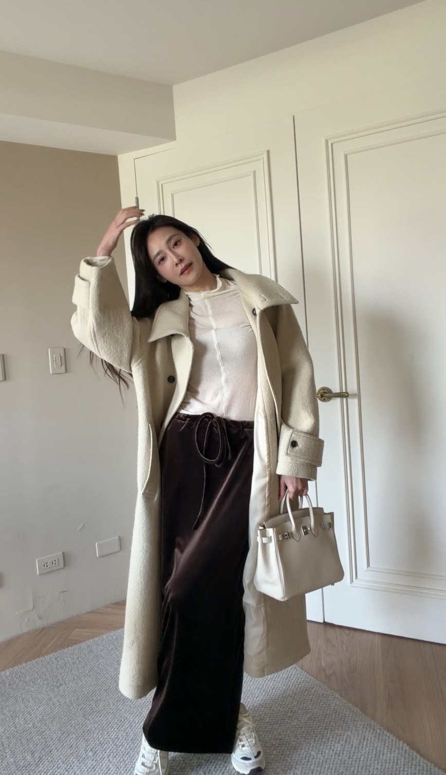 ｜韓國｜溫暖系羊毛大衣 (95%羊毛) **預購**