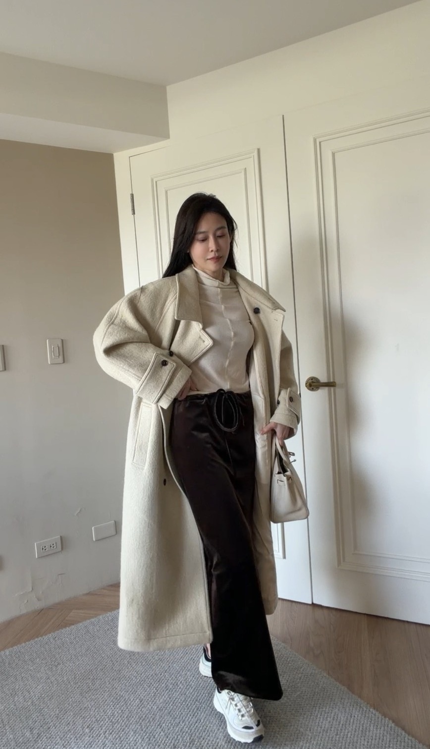 ｜韓國｜溫暖系羊毛大衣 (95%羊毛) **預購**