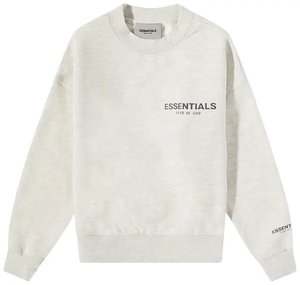Fear of God Essentials Pullover Crewneck Oatmeal 3M 衛衣