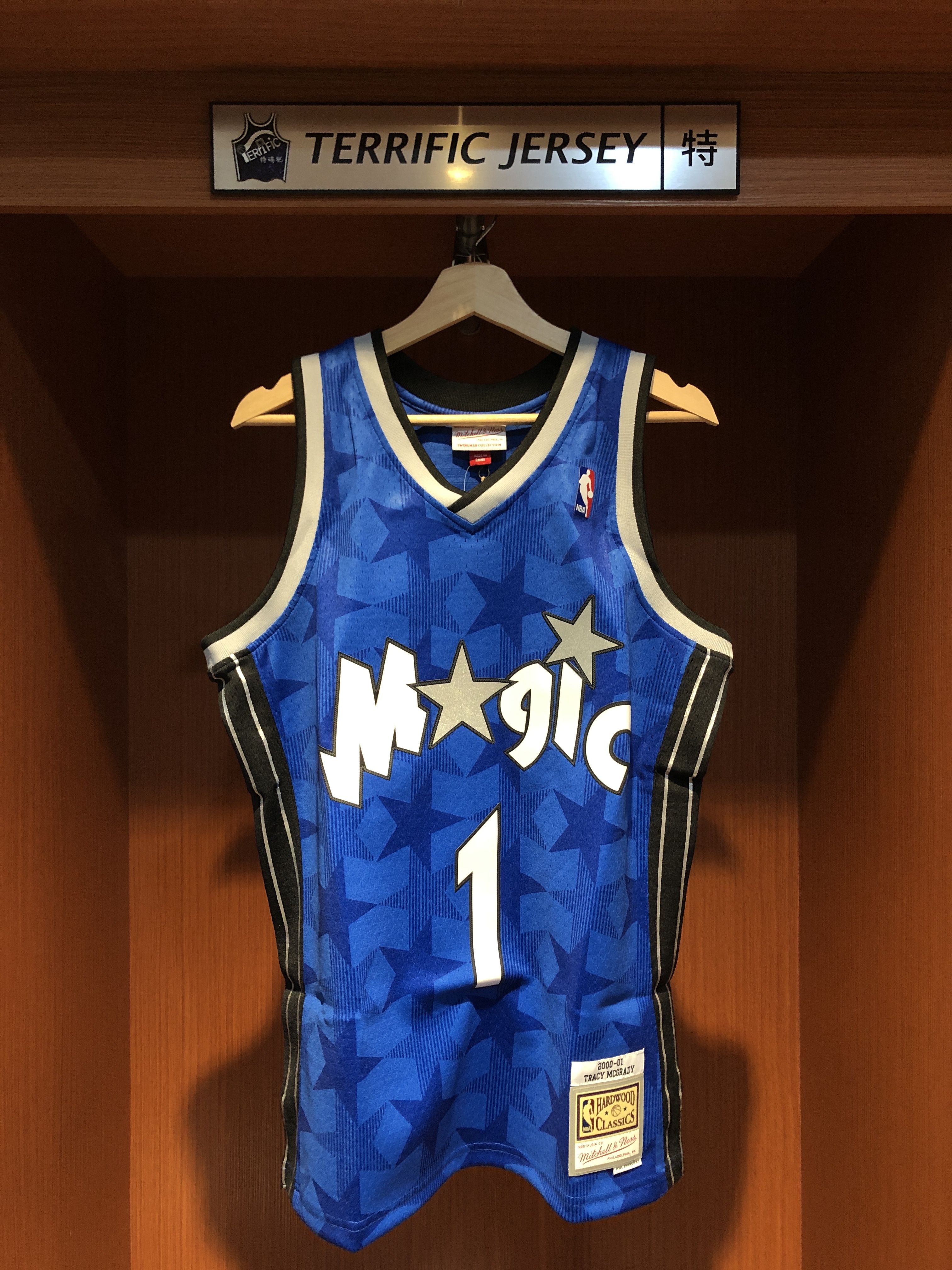 NBA球衣 Tracy Mcgrady 奧蘭多魔術藍暗星 00-01 M&N Swingman G2 球迷版 熱轉印 全新