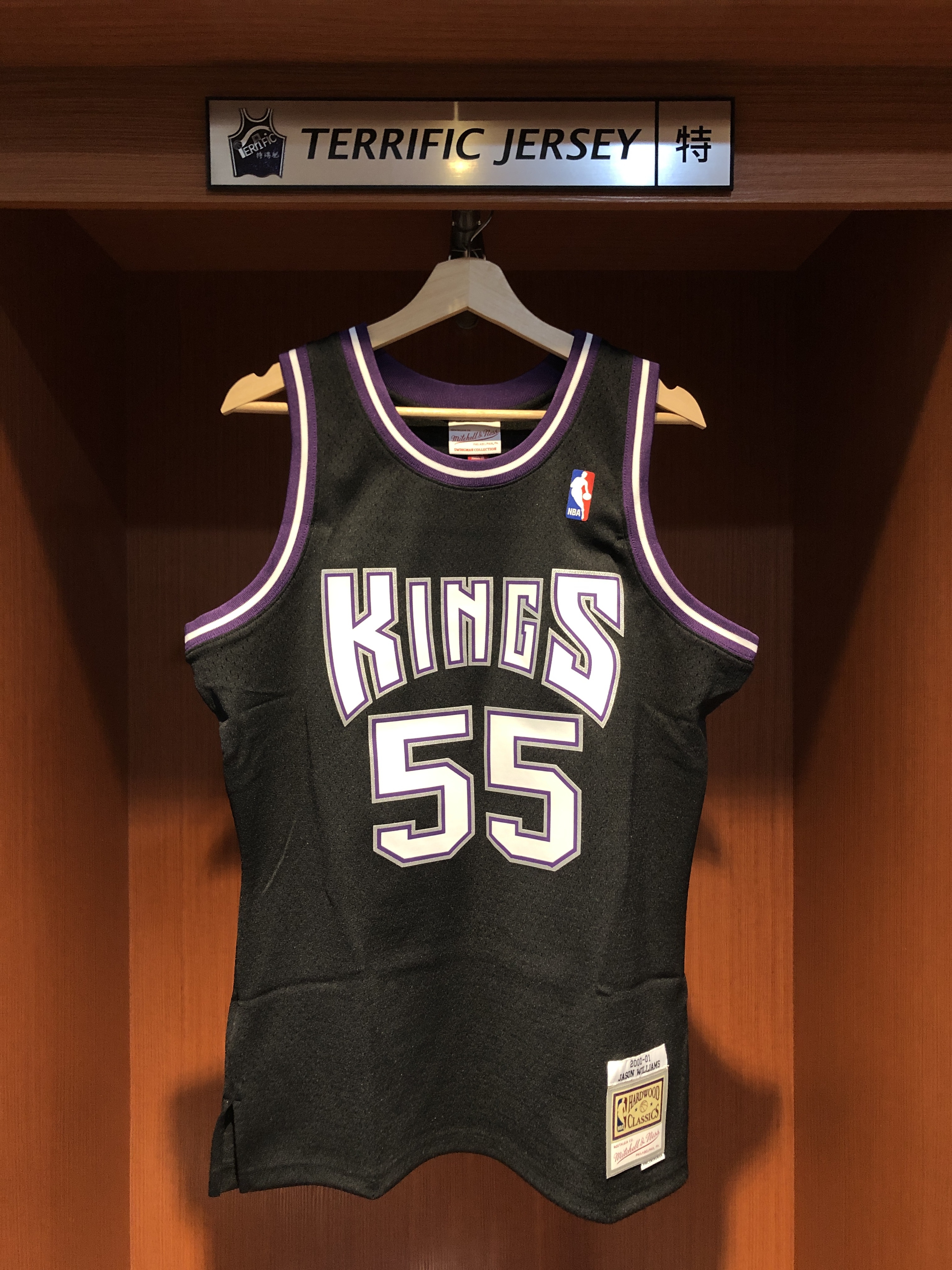 NBA球衣 Jason Williams 沙加緬度國王黑 00-01 M&N Swingman G2 球迷版 熱轉印 全新