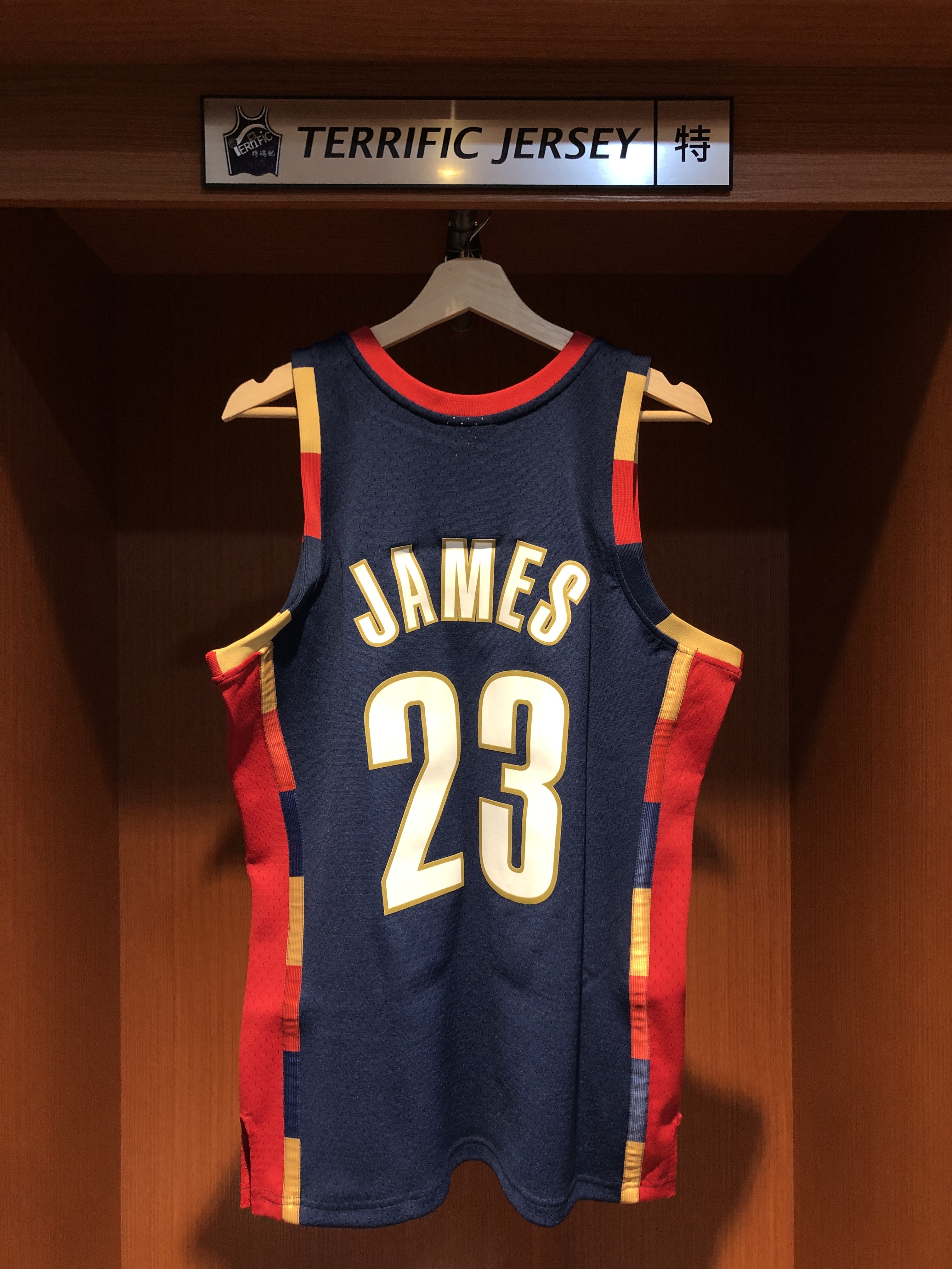 NBA球衣 Lebron James 克里夫蘭騎士 海軍藍 新人年 08-09 M&N Swingman G2 球迷版 熱轉印 全新