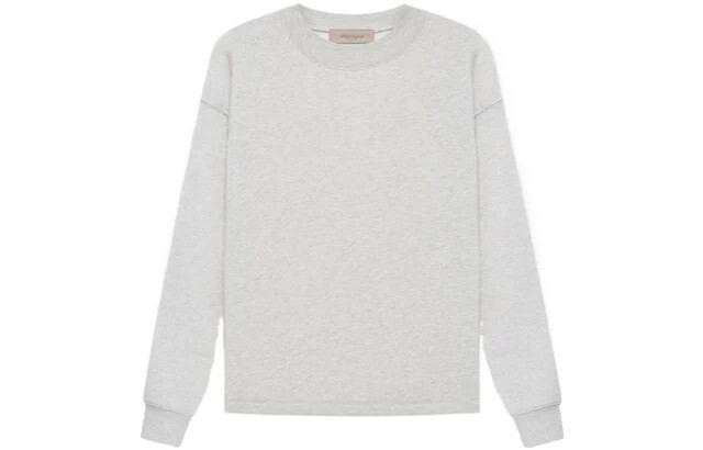 Fear of God Essentials Relaxed Crewneck  Light Oatmeal 不收邊