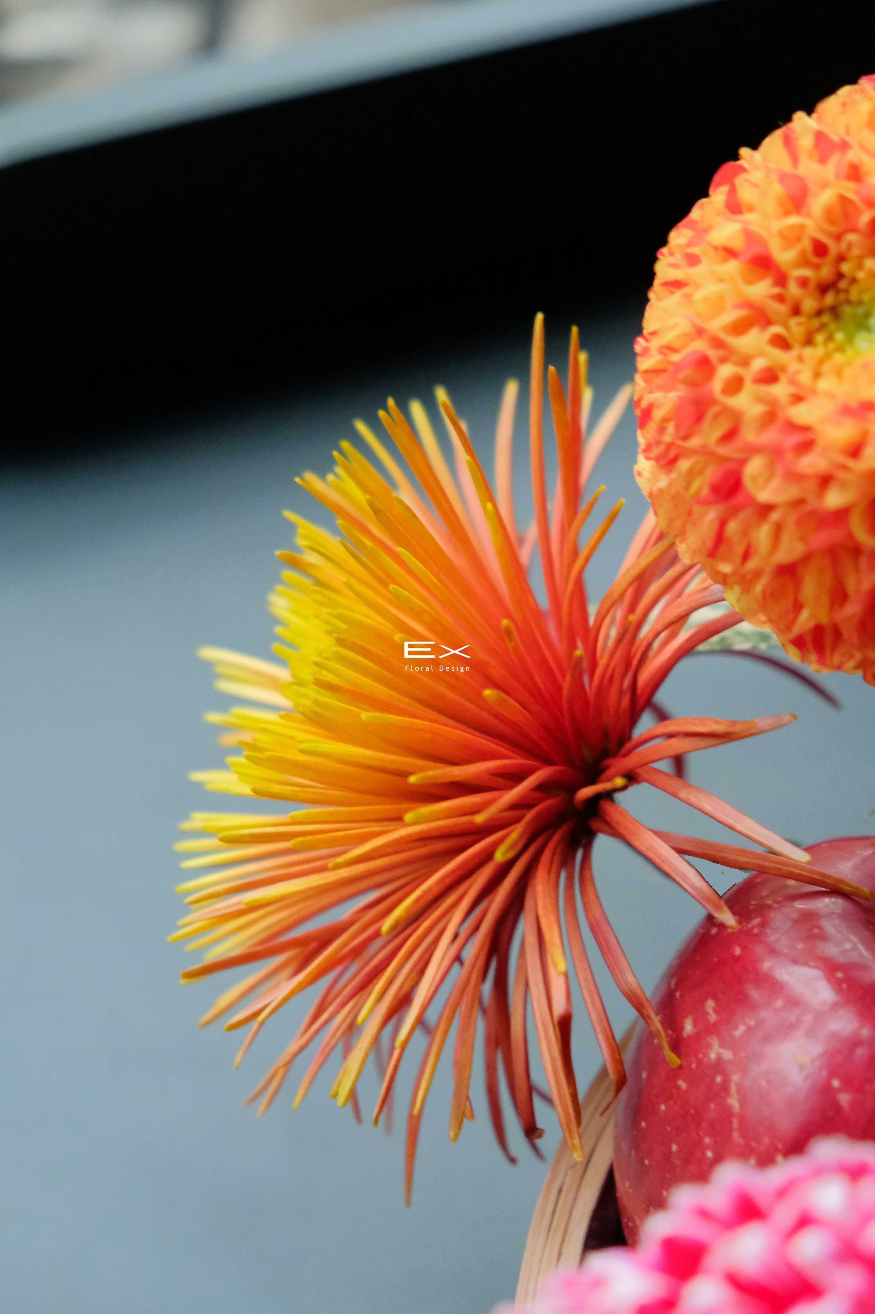 鮮花水果禮籃｜紅果喜宴 Red Harvest Feast