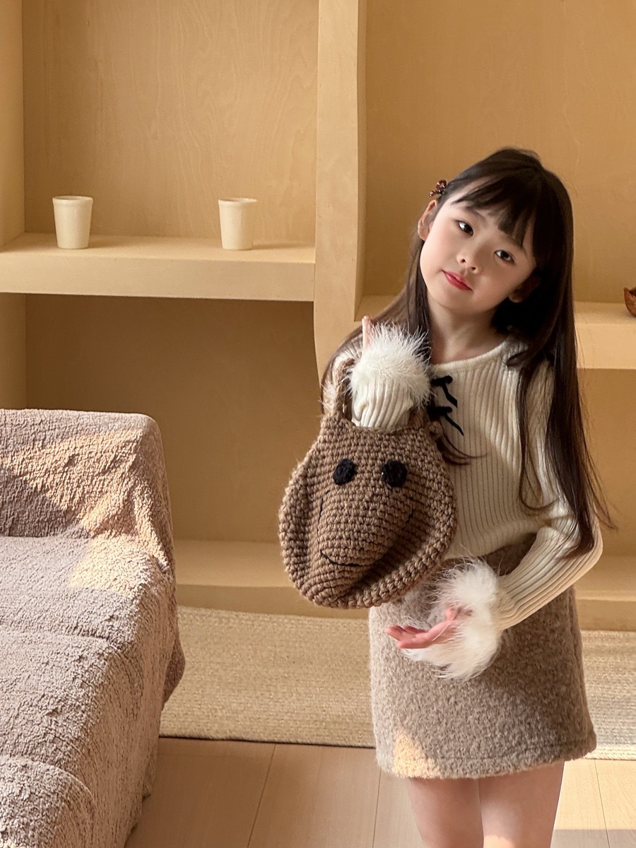 時髦蝴蝶結毛毛袖上衣 / 3色