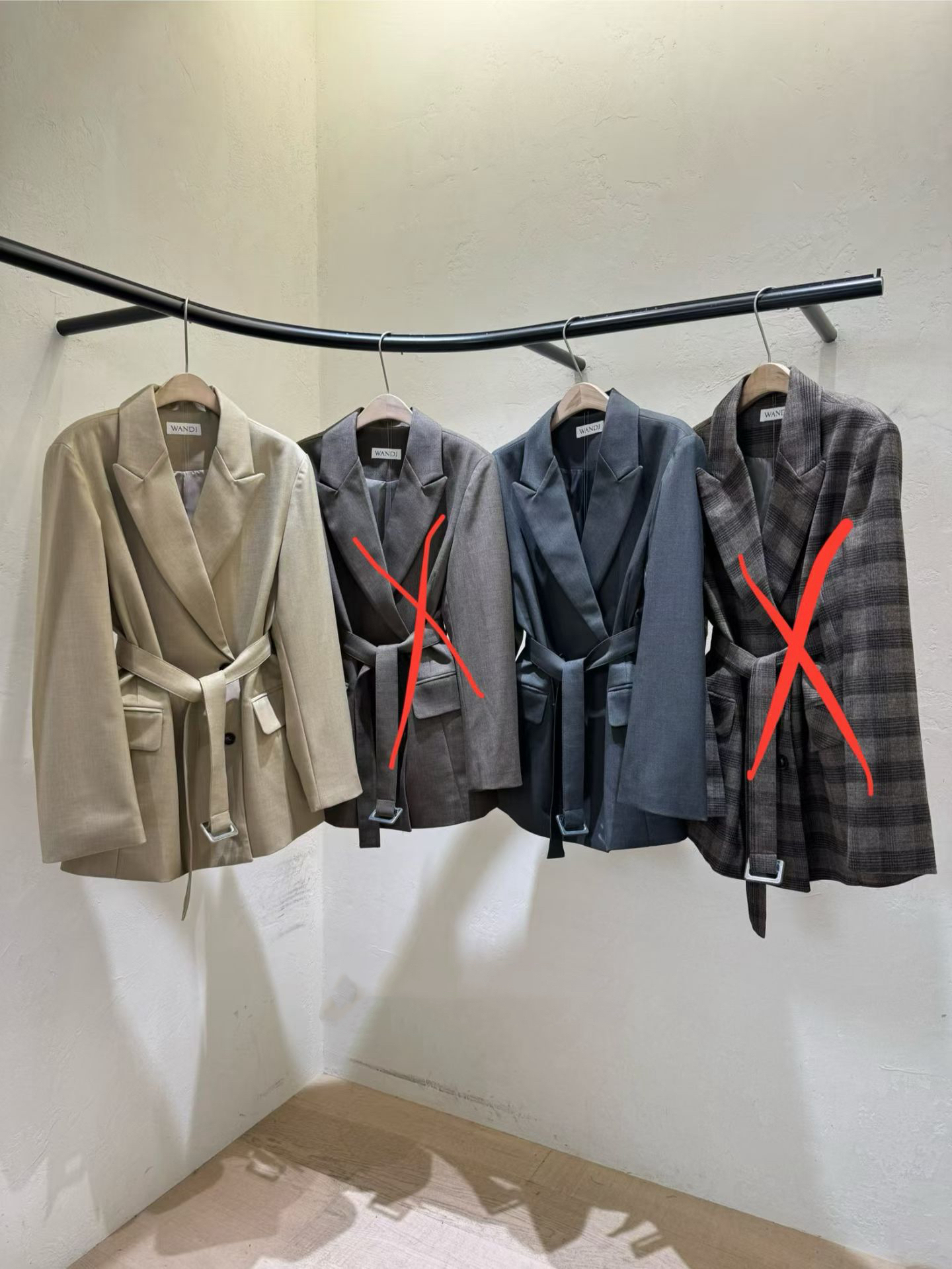 WJ25104 孖襟blazer