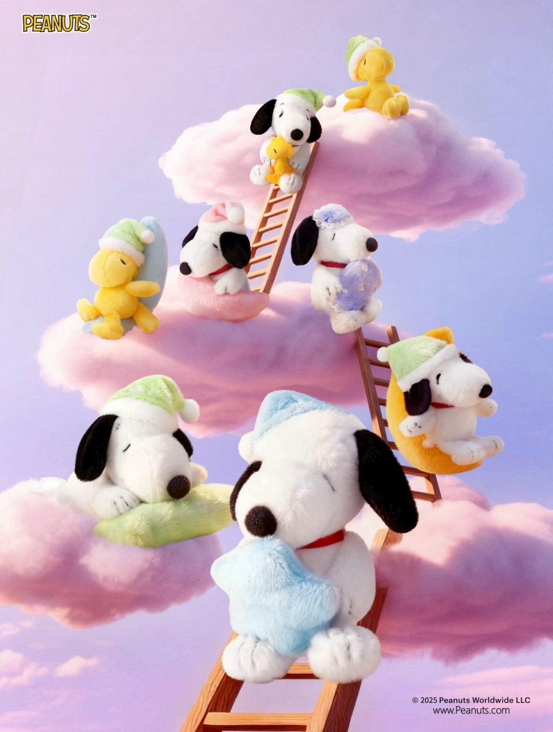 PEANUTS 史努比 睡夢系列 吊飾玩偶