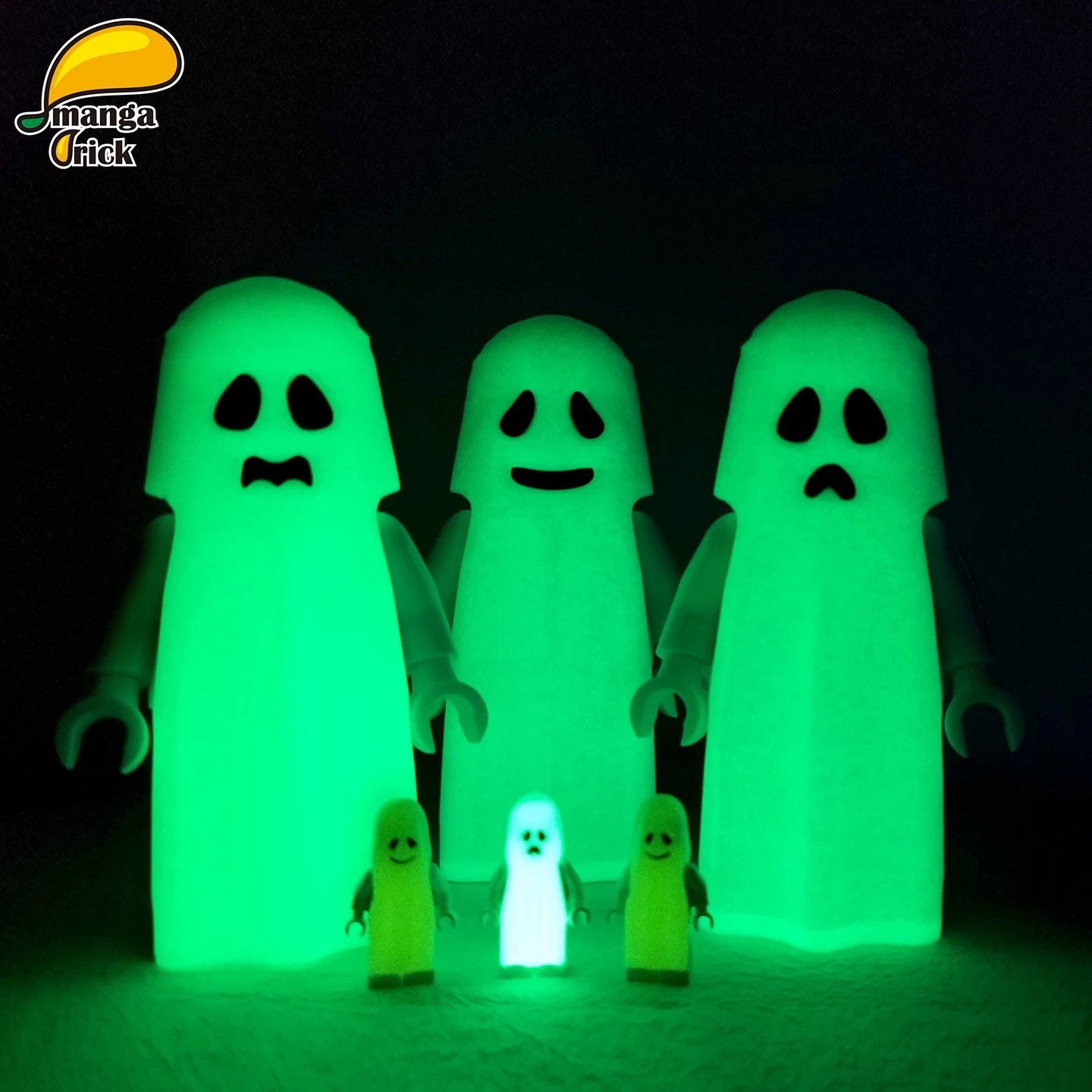 【預訂】【Manga Brick】幽靈（全開模巨型人仔）