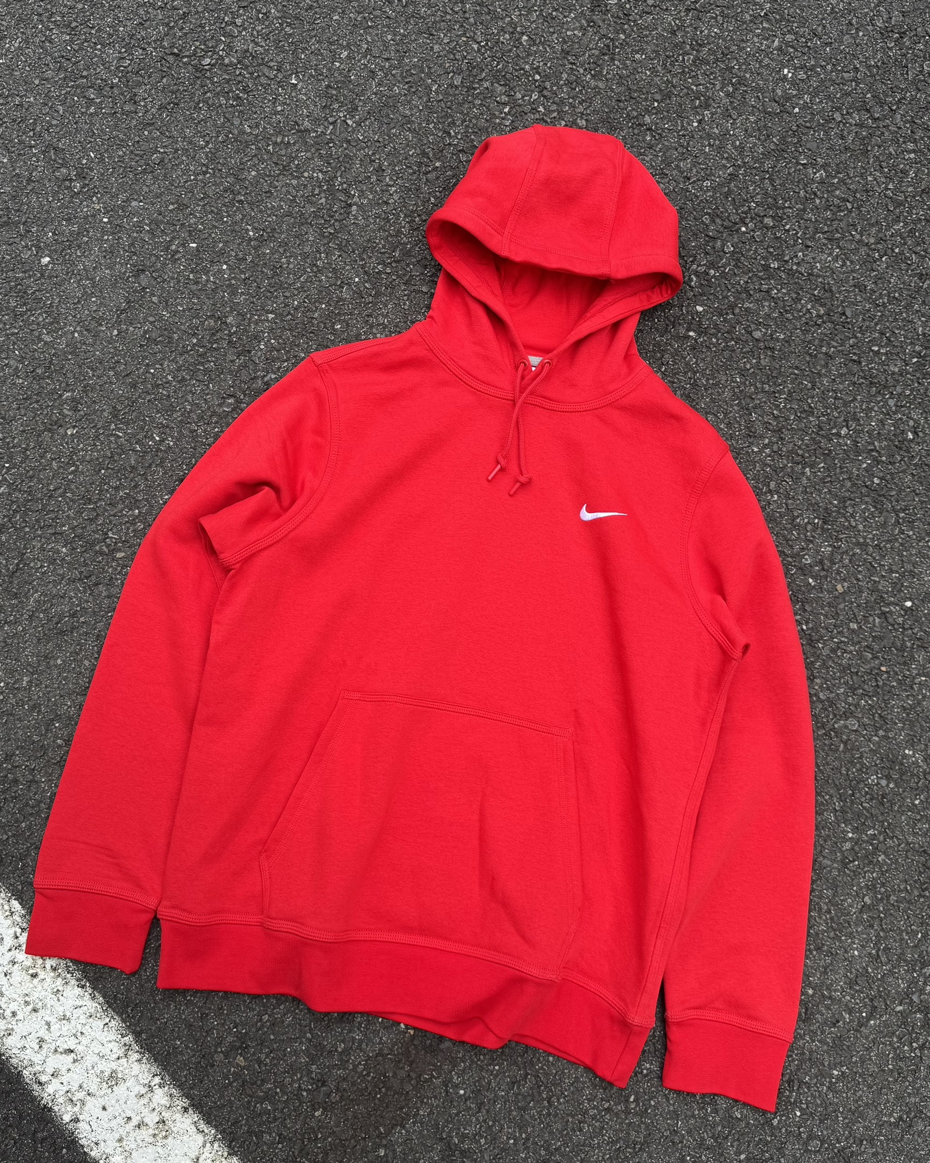 #現貨 Nike Nsw Hoodie 刺繡 小勾帽T 623453-657 紅