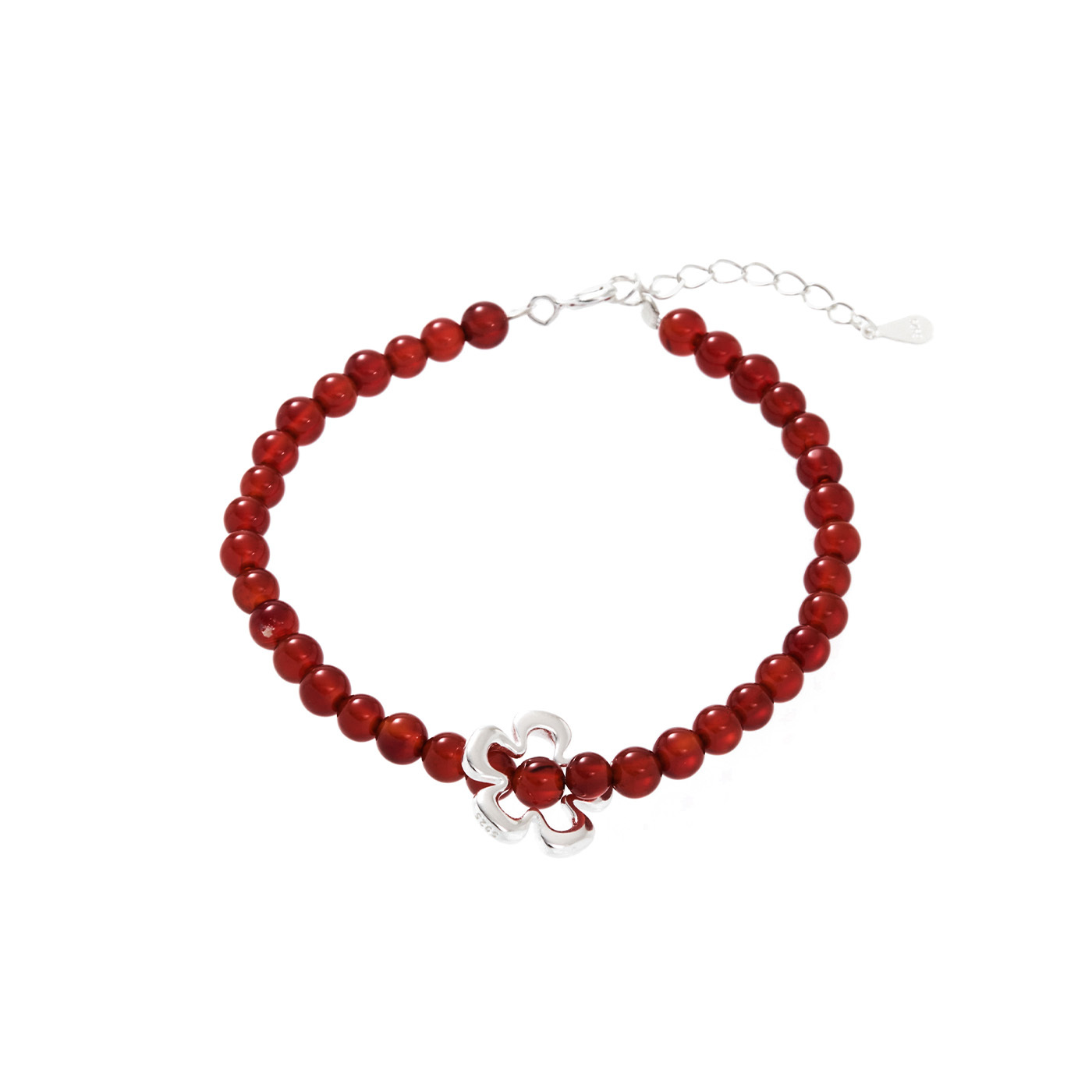 平價飾品,純銀,紅瑪瑙,手鍊