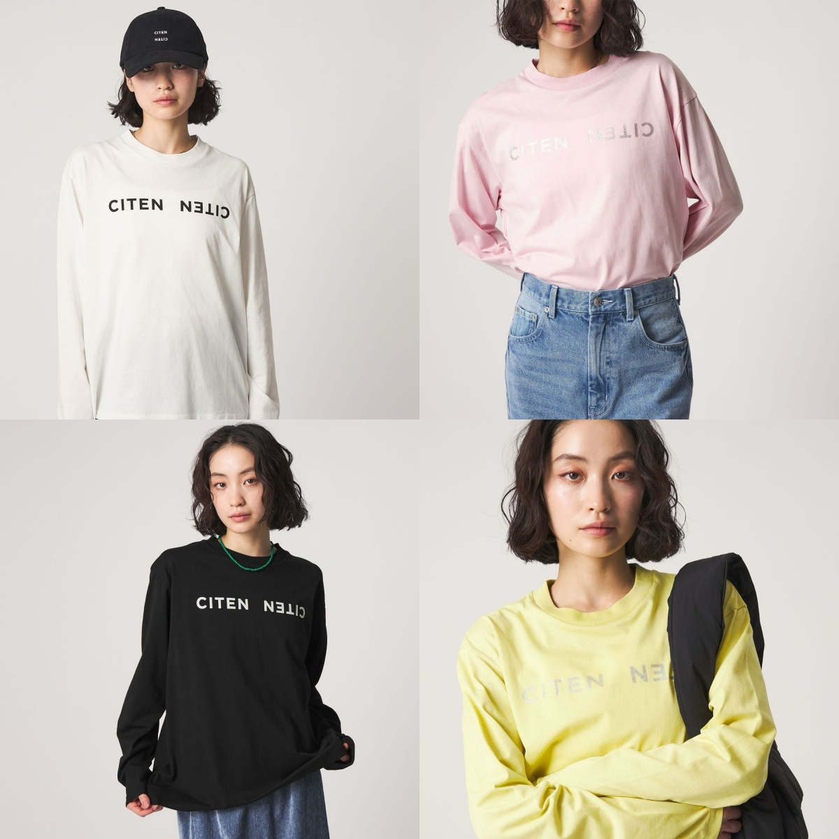 預購┃日本 CITEN 女款 大LOGO 長袖 T恤 長T