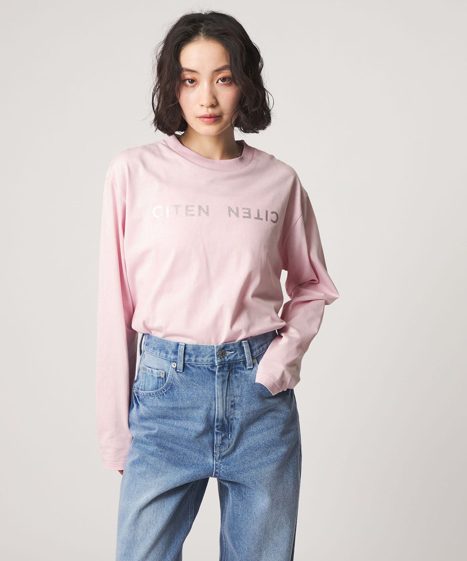 預購┃日本 CITEN 女款 大LOGO 長袖 T恤 長T