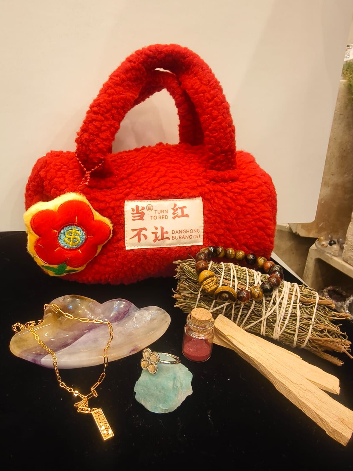 0102CYSTB1-水晶CS-袋袋平安福袋 [頸鏈同戒指(隨機)] (B1)