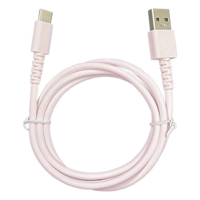 Type-C傳輸充電線/粉紅 1M