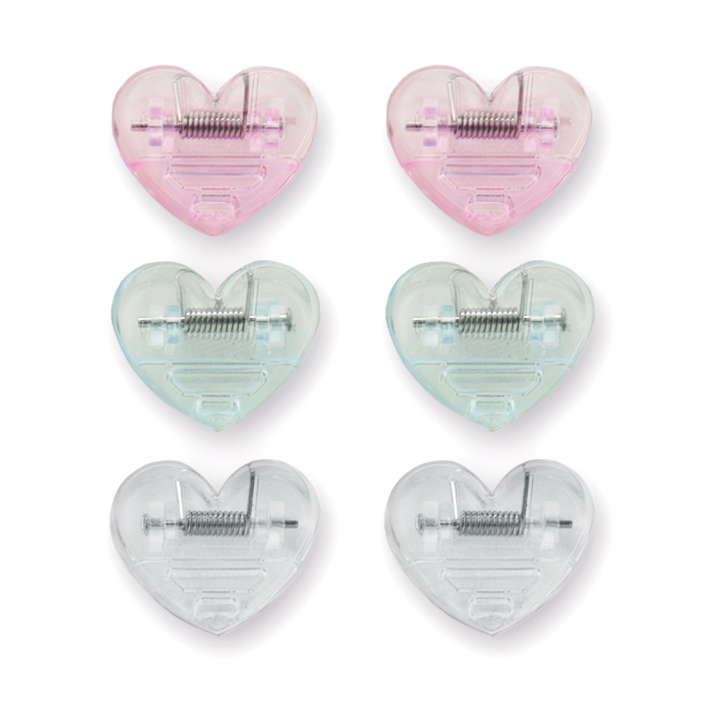 文書夾/透明愛心 6入