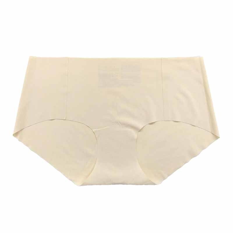 女用無縫內褲/膚色 XL