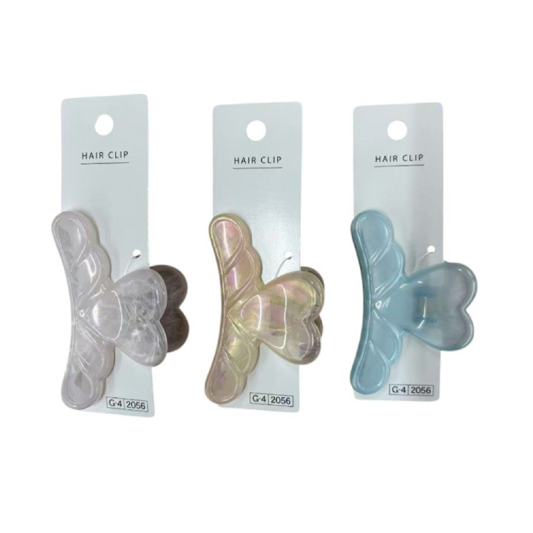 髮夾/大理石紋 簡約愛心