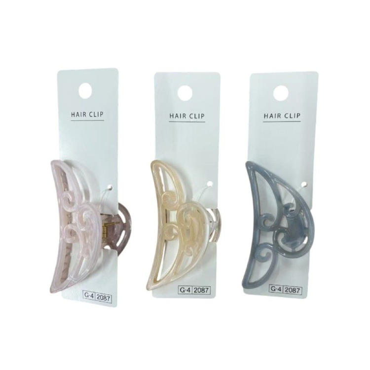 髮夾/大理石紋 可愛愛心