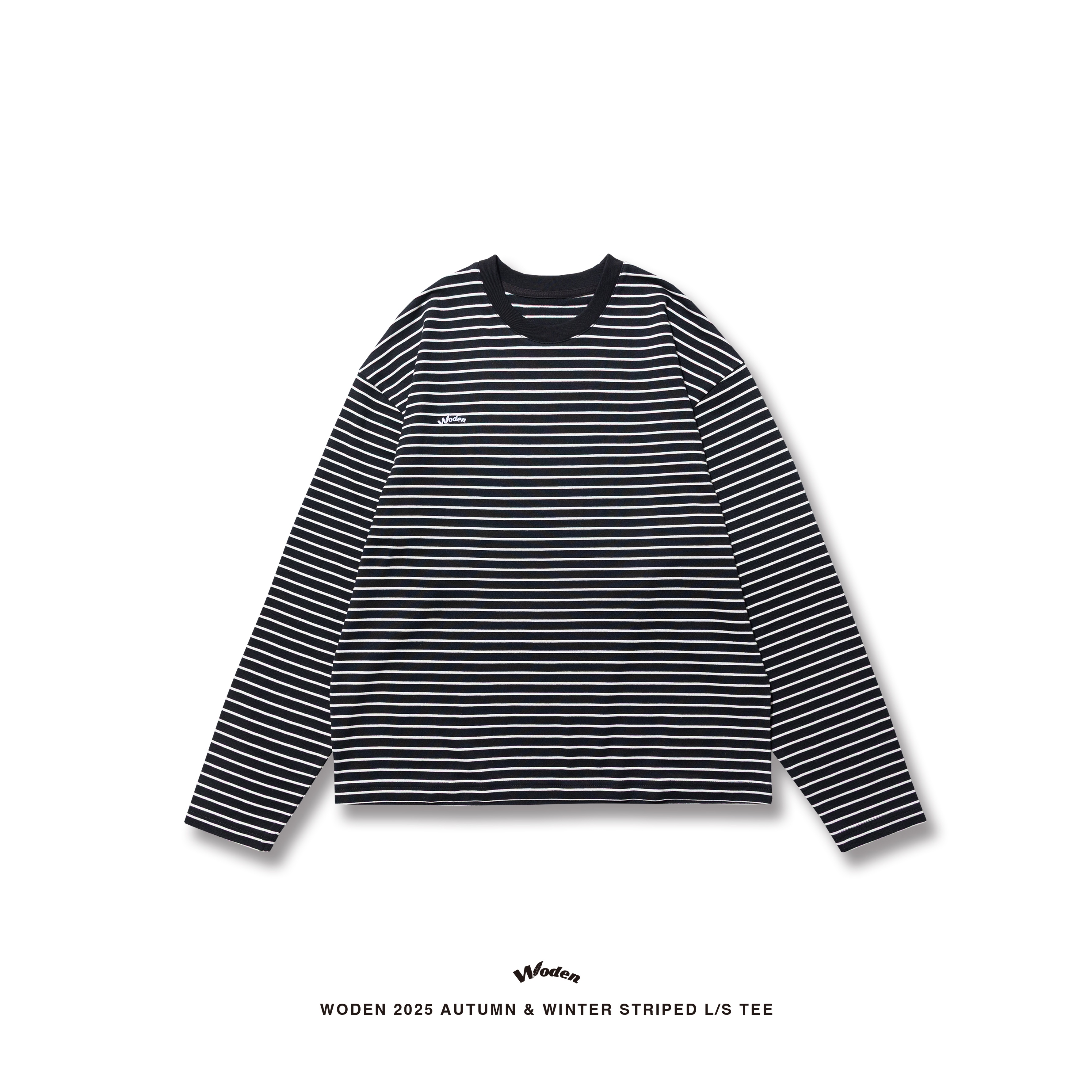 【車庫服飾】WODEN Striped LS Tee / 條紋長T