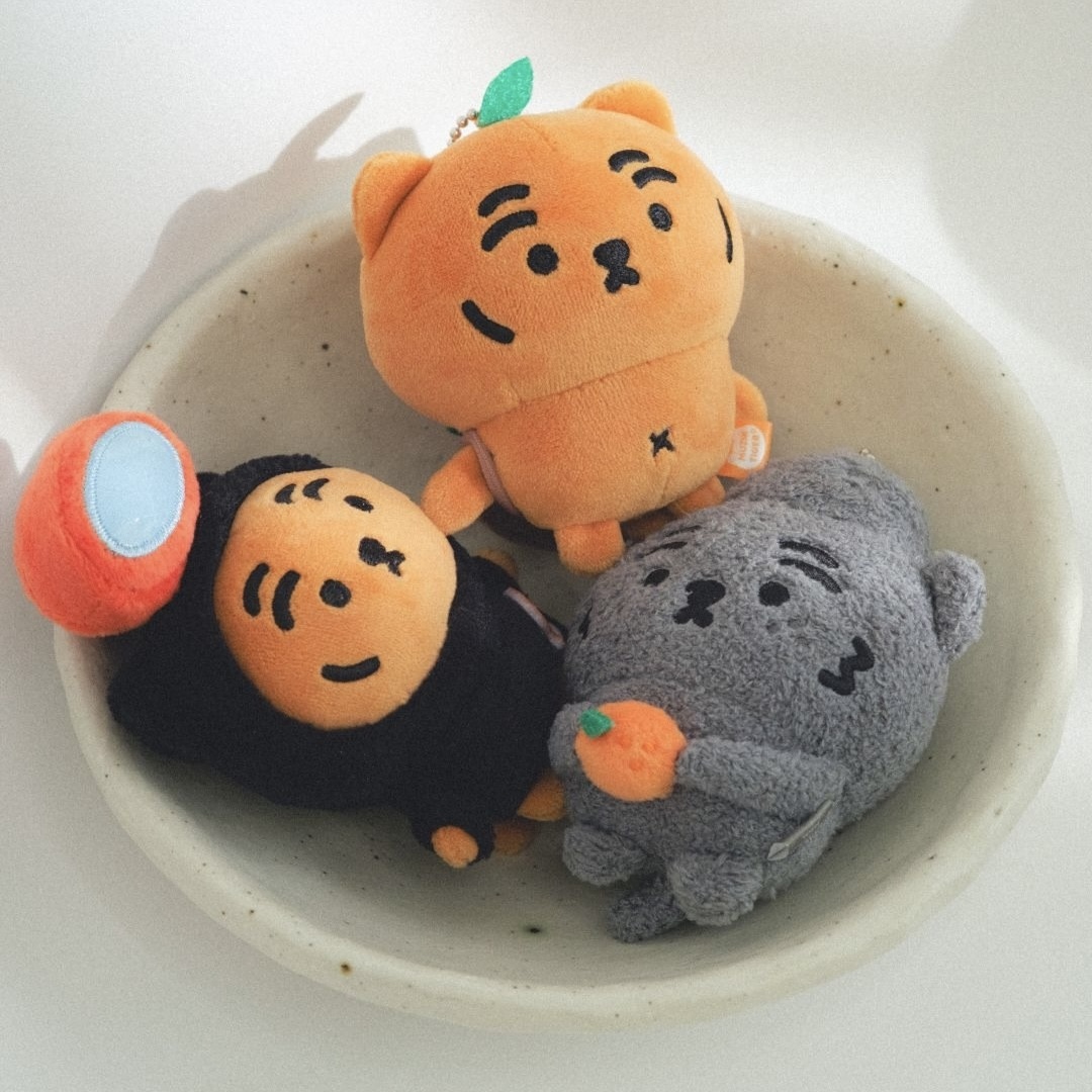 MUZIK TIGER 濟州島 玩偶鑰匙圈 吊飾 三款 老虎 韓國代購