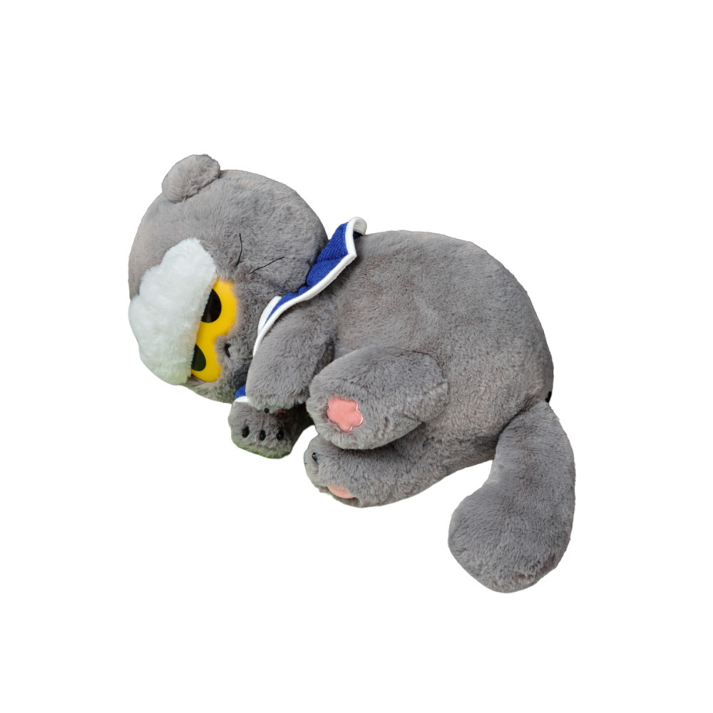 G-Dragon ZOA 灰色小貓 中隻 側躺 ZNF_毛絨玩偶 GD 8800312349765