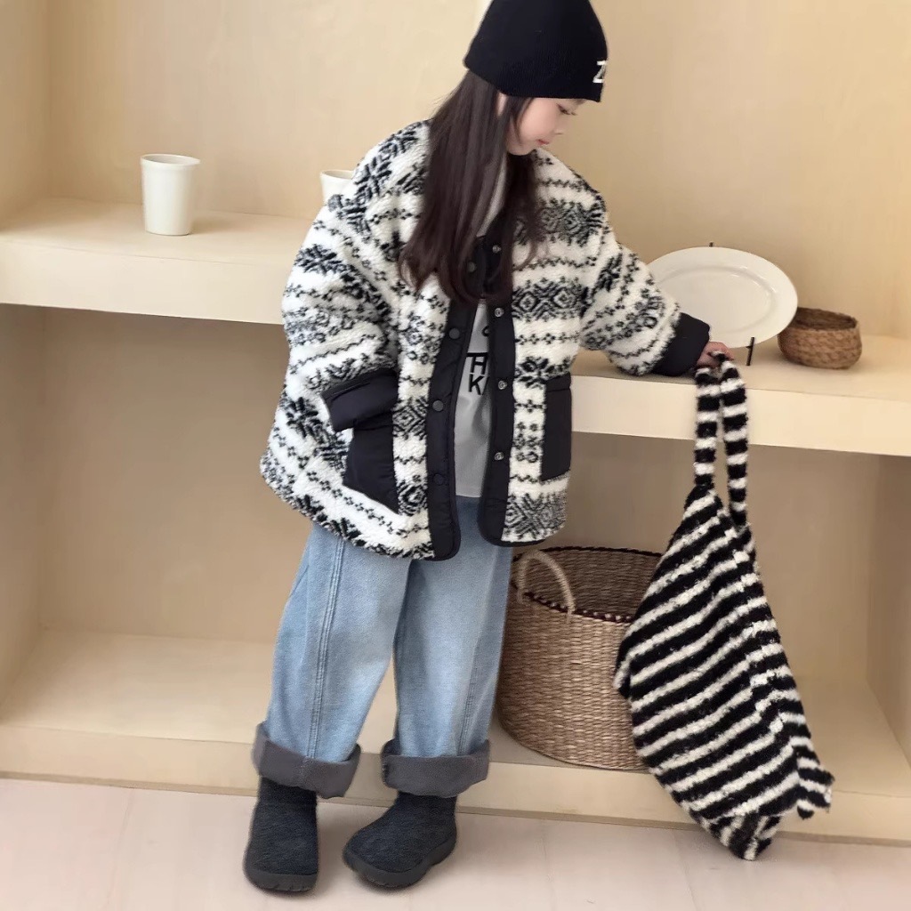 費爾島圖騰兩面穿外套