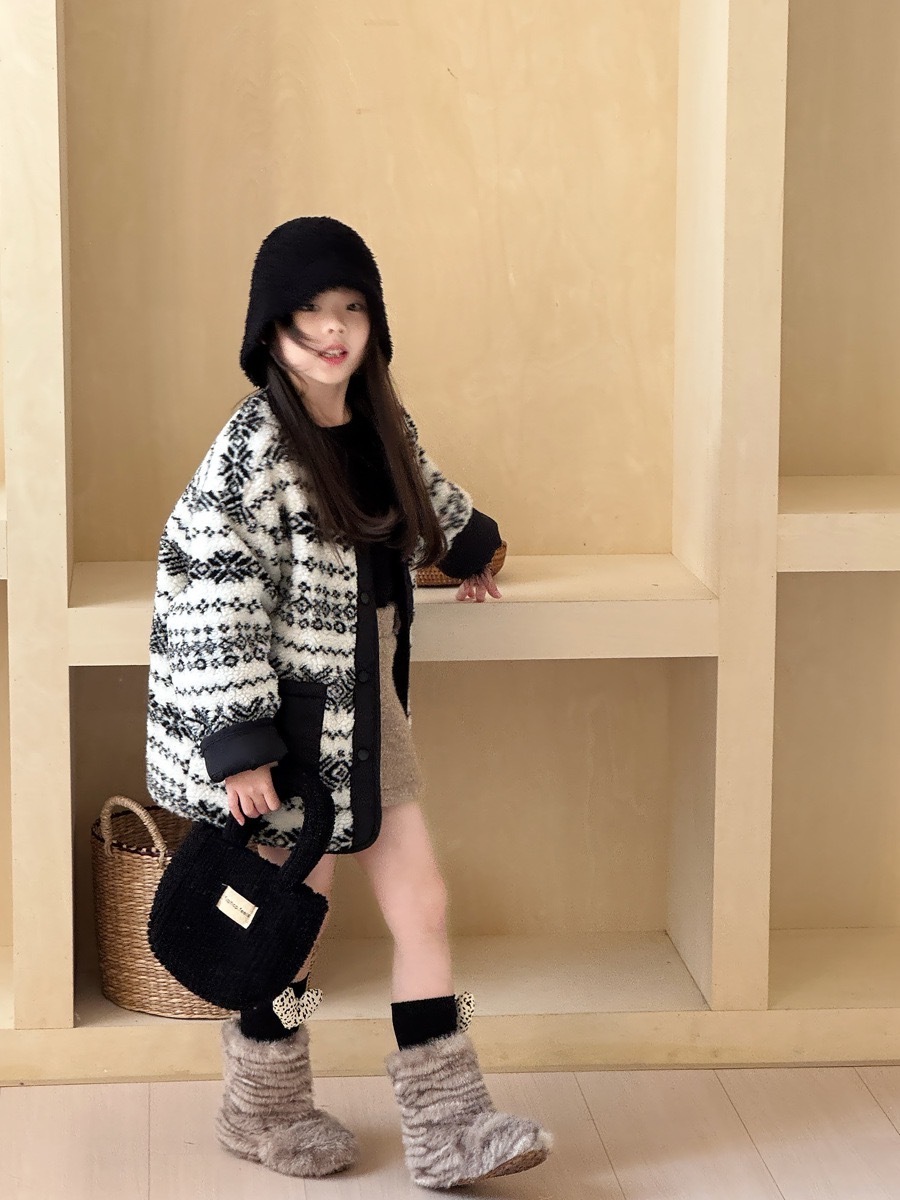 費爾島圖騰兩面穿外套