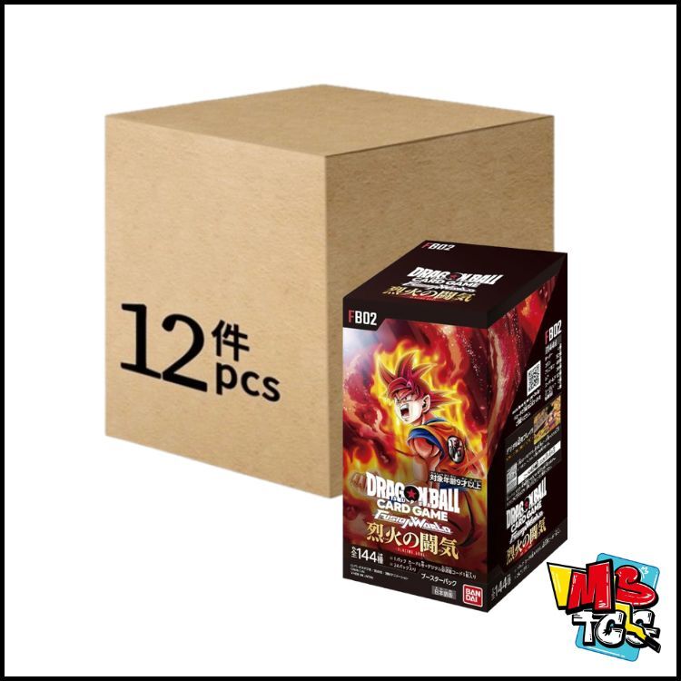龍珠超原箱12盒補充包「烈火之闘氣」 FB02