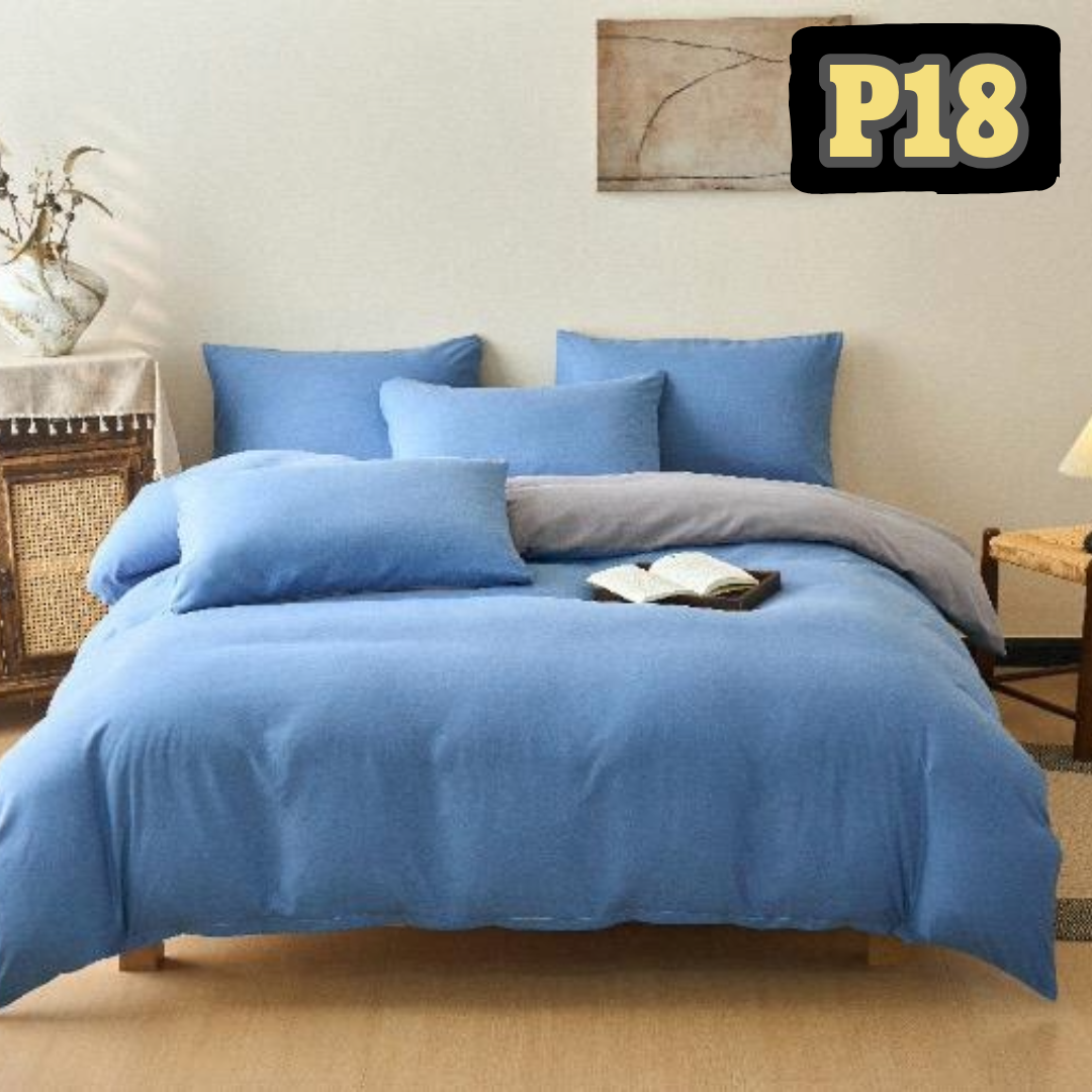 極簡主義純色加厚床品4件套裝 P18