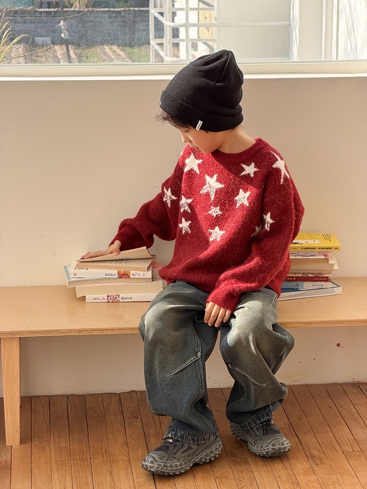 滿天星星羊駝毛衣衫 / 2色