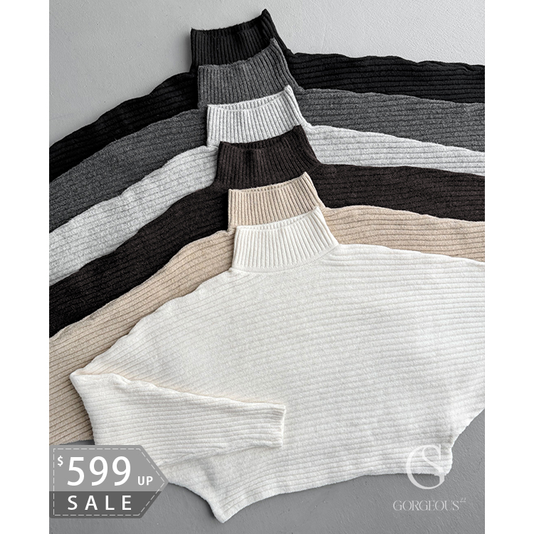 G3212 「坑紋軟糯飛鼠毛衣」