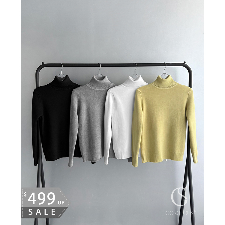 G3207 「雙面兔毛保暖高領衣」