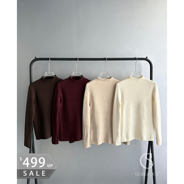 G3205 「雙面兔毛保暖微領衣」