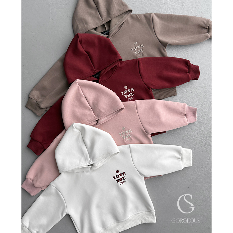 G9768 現貨 「升溫太空LOVE YOU親子裝(帽TEE小朋友)」