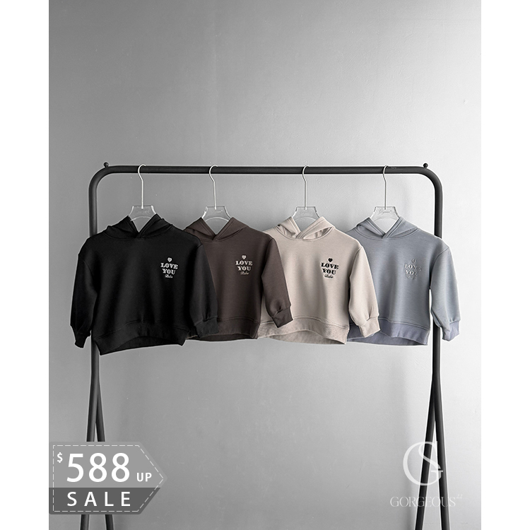 G9768 現貨 「升溫太空LOVE YOU親子裝(帽TEE小朋友)」