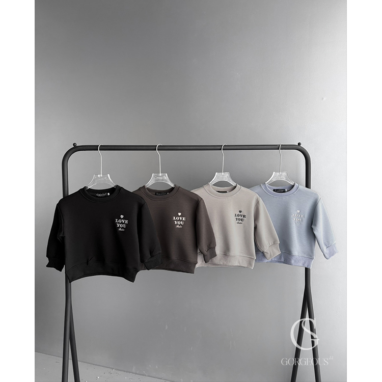 G9769 現貨 「升溫太空LOVE YOU親子裝(大學TEE小朋友)」