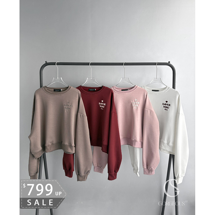 G9767 現貨 「升溫太空LOVE YOU親子裝(大學TEE大人)」