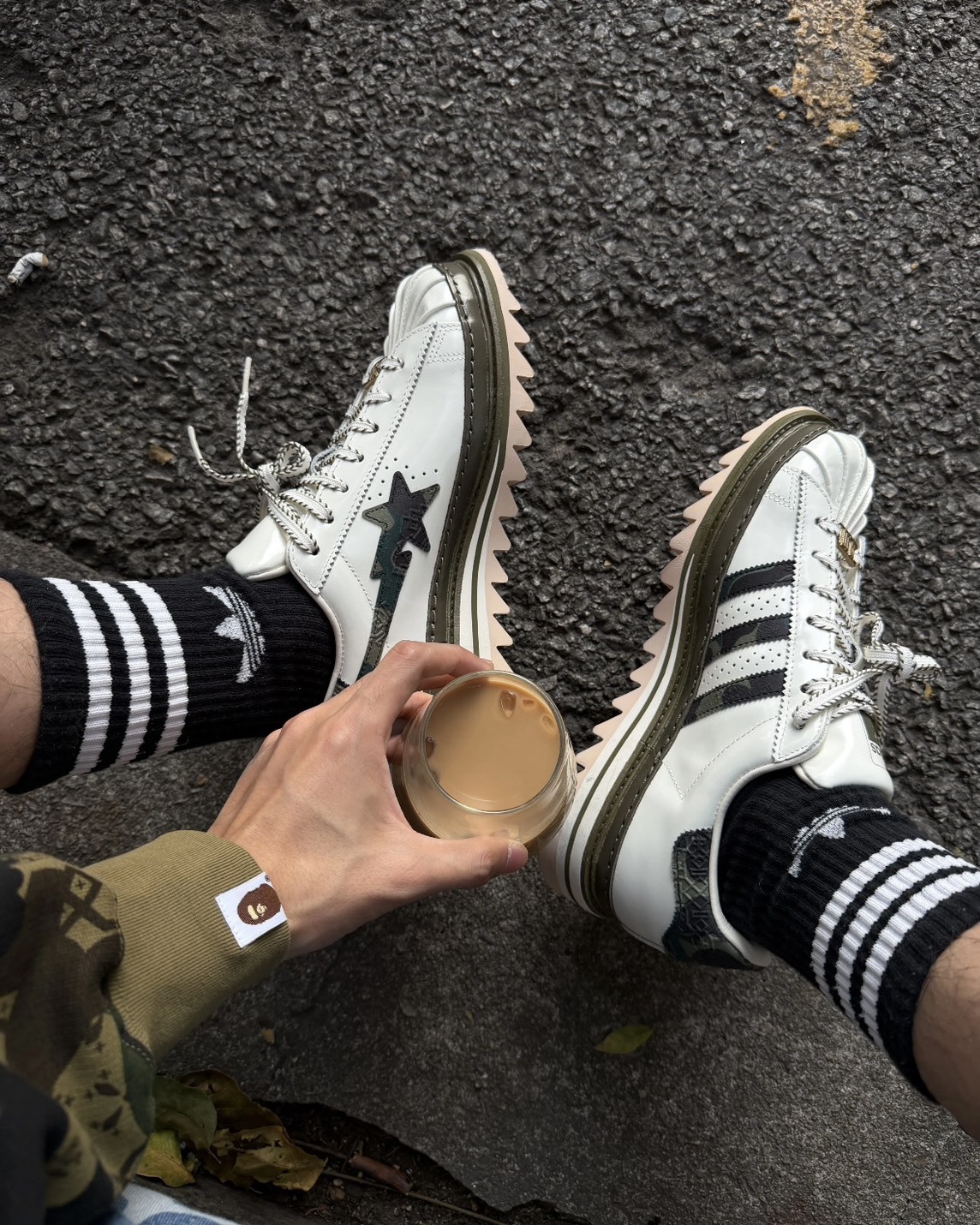 <神級三方聯名🔥> CLOT X BAPE® X ADIDAS Superstar by Edison Chen 陳冠希 貝殼鞋 迷彩