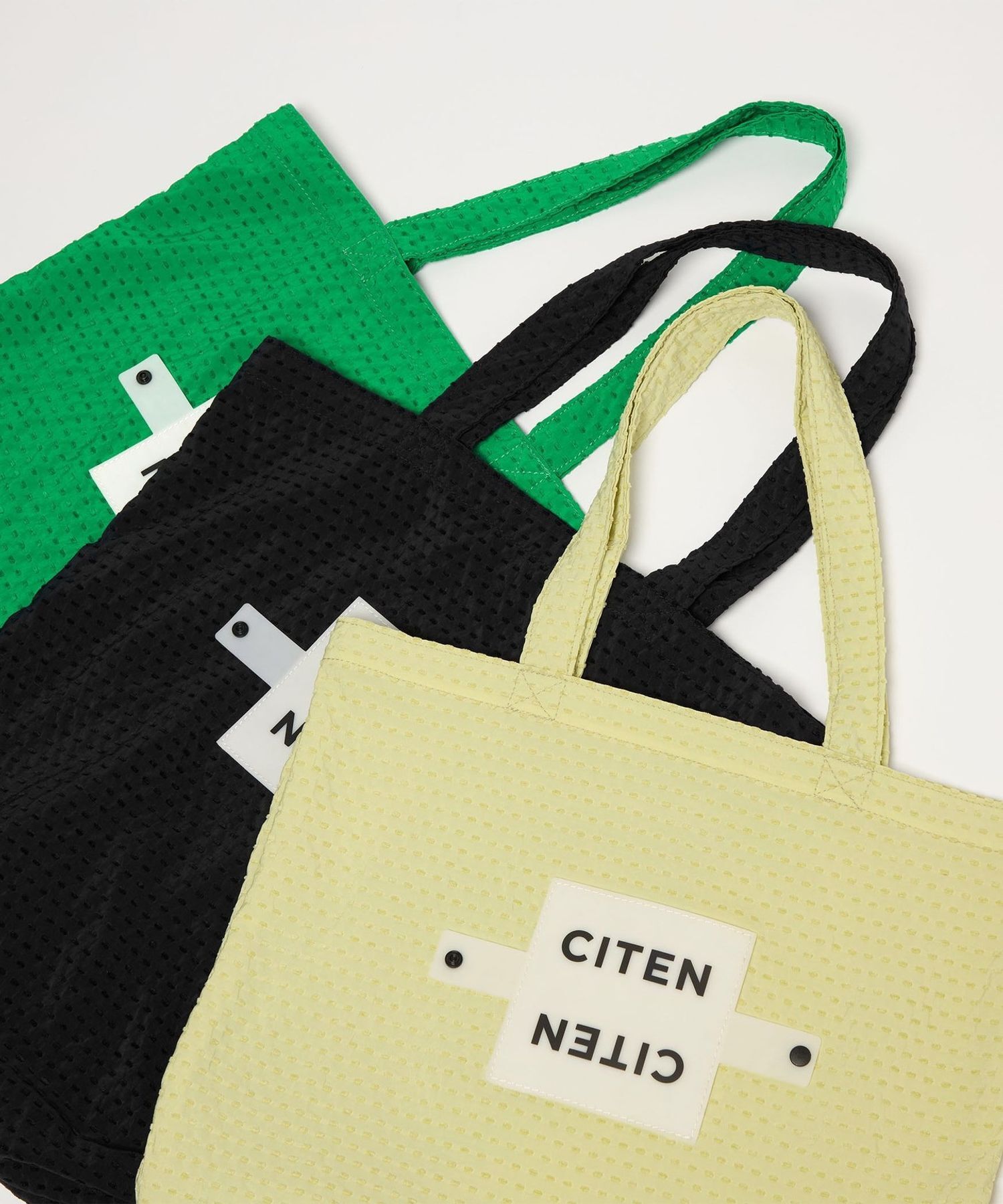 預購┃日本 CITEN 刺子繡 凸點 肩背包 托特包 捲捲 收納 大